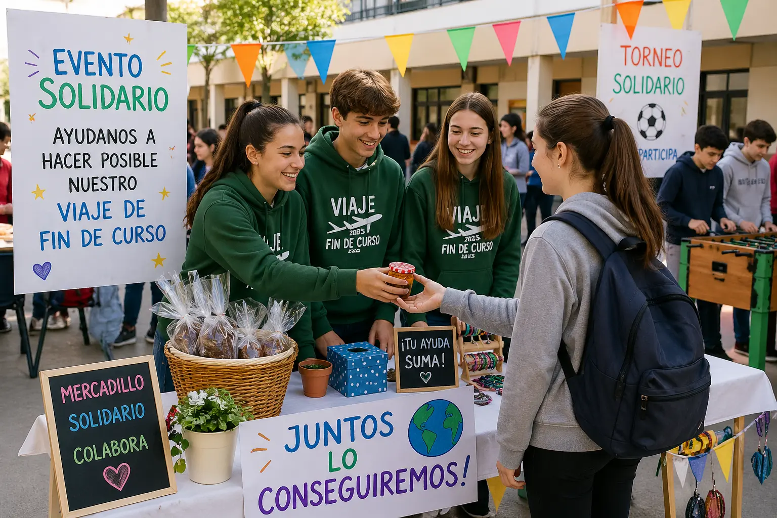 Eventos solidarios en el centro
